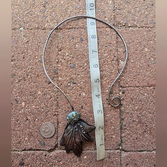 Artisan ART IN MOTION heavy high-grade 7 dwarfs variscite 925 sterling silver - Picture 8 of 17